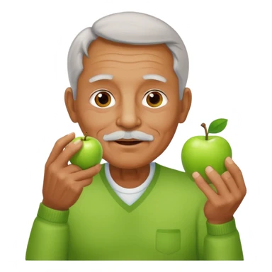 una imagen de un abuelo de 63 años con una enfermedad cardiovascular pero puedes poner donde creas adecuado ya sea al rededor o donde se vea vbien habitos saludables como buena alimentacion signos vitales.. PERO QUE NO SEA UN MEDICO SINO UNA  O SEA UN ABUELO DE 63 AÑOS NORMAL SIN BATA MEDICA sticker