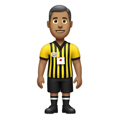 Football referee sticker