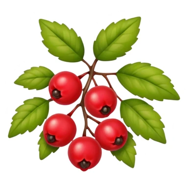 bush with a few berries sticker