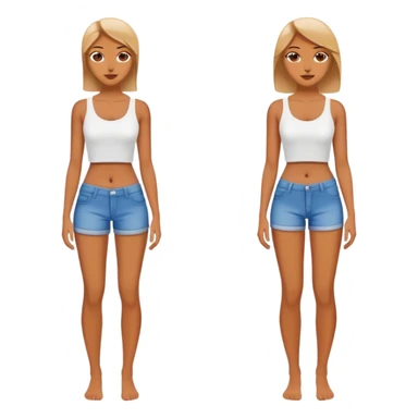 Model posing in studio full body  sticker