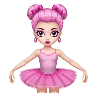 Ballerina monster high sticker