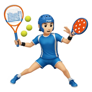 Padel smash sticker