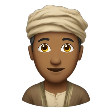 person in Morocco sticker