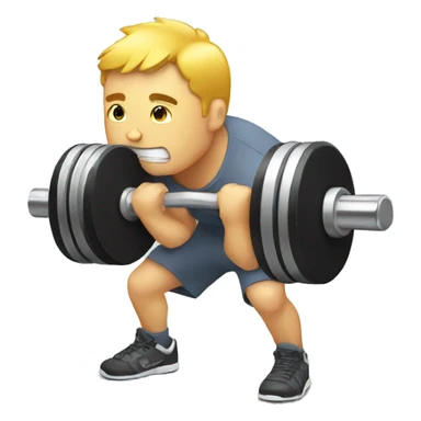 dumbells sticker