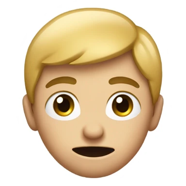 Flushed face holding a knife  sticker