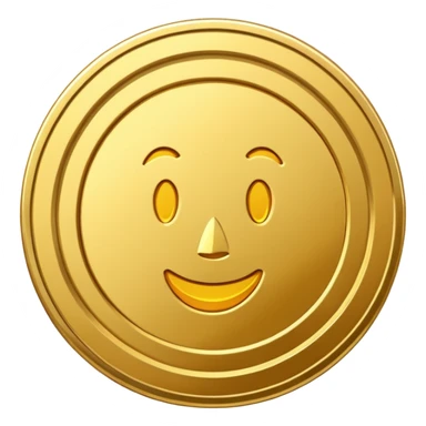 gold coin sticker