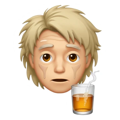 Drunk looking idiot  sticker