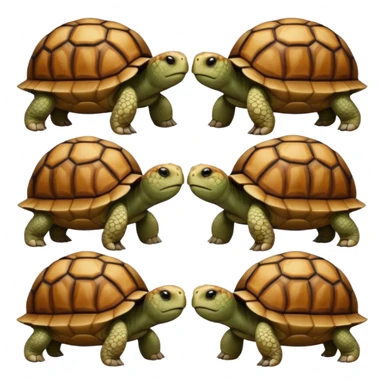 Tortoises in confusion sticker