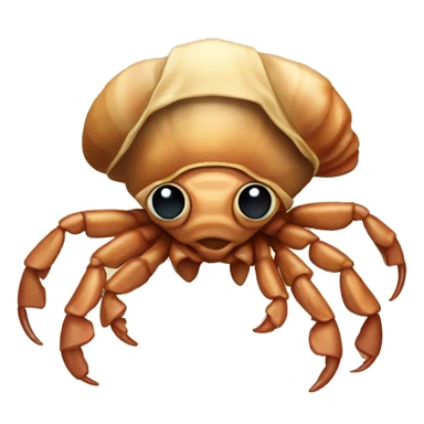 Hermit crab wearing bow tie  sticker