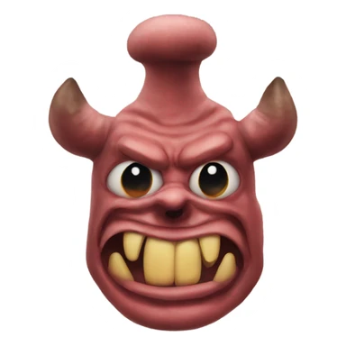 Evil meat man sticker