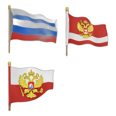 Flag of the Russian empire, accurate style sticker