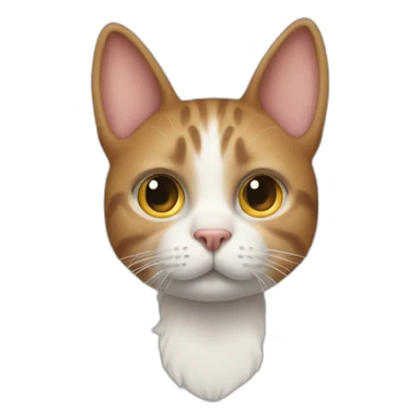 Elon musk with cat ears and dog tail sticker