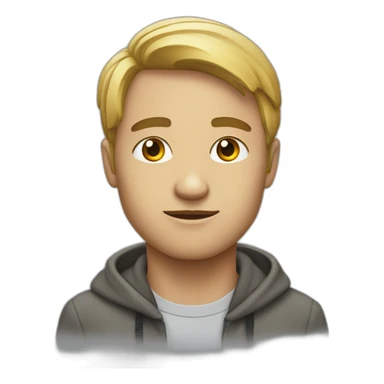 personne qui lève les yeux au ciel sticker