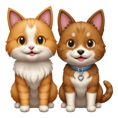 cats and dogs believe picture sticker