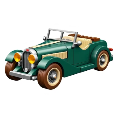 very fast 1932 Lego jaguar roadster rustic rusty lowered low rider antique rat hot rodded blackberry and cherrywood pearl mod caravan sticker