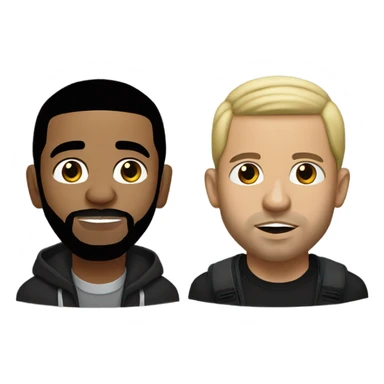 Drake and Kendrick  sticker