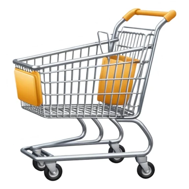 modern sopping cart sticker