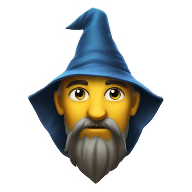 Wizard from runescape dollar sign eyes sticker