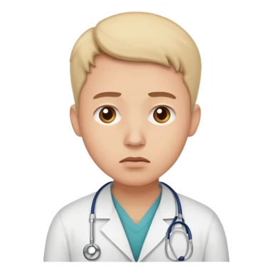 They need some concern on their face; they need to be considering one of two medical options. Can you draw these as people and not as doctors!!!! sticker