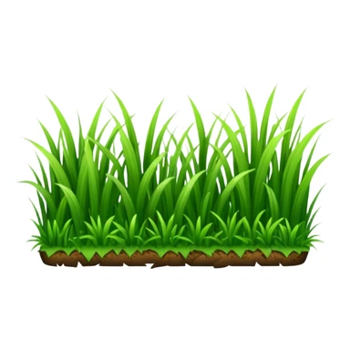 green grass straight long line sticker