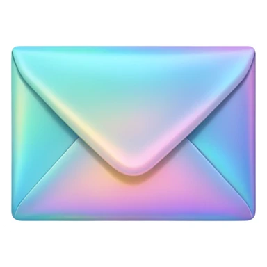 a beautiful romantic  opal envelope sticker