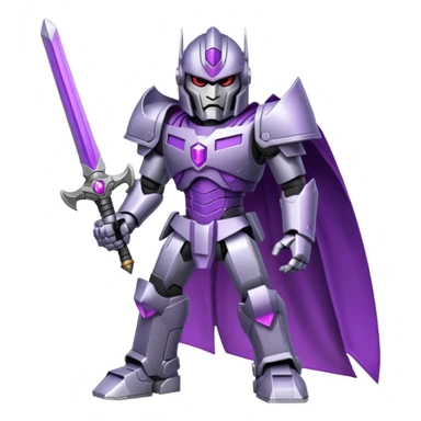 Megatron with sword sticker
