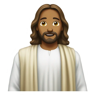 Jesus at the mall sticker