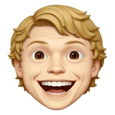 evan peters laughing sticker