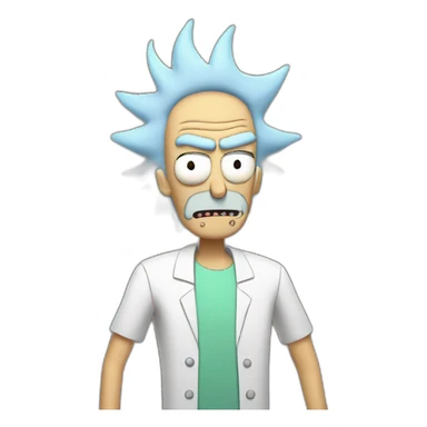 Rick from Rick and Morty  sticker