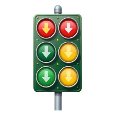 mac os icon rotation retro traffic signal directions arrows sticker