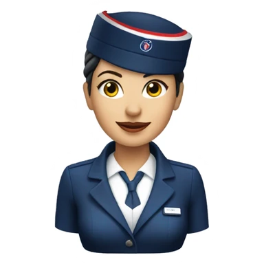 Flight Attendant from Air France sticker