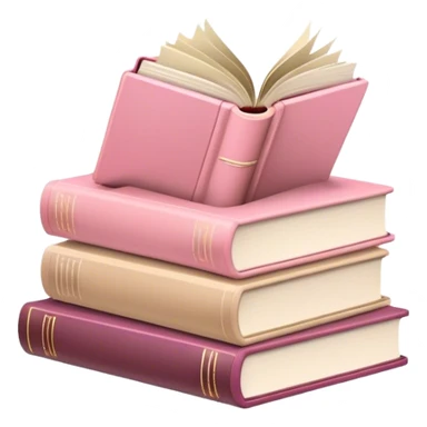 books, make them light pink and beige pls sticker