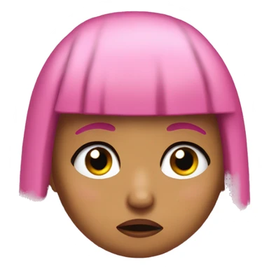 Nicki minaj crying pink tears  sticker