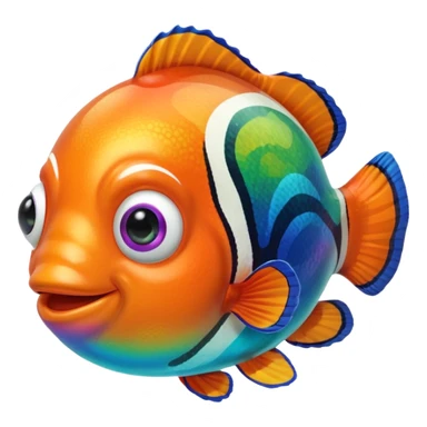 Ball of Goo of Rainbow Clownfish  sticker