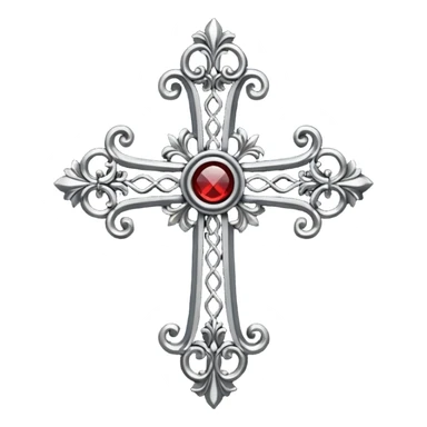 Dark Fantasy dark cross sticker