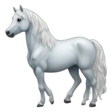 Cheval sur eau sticker