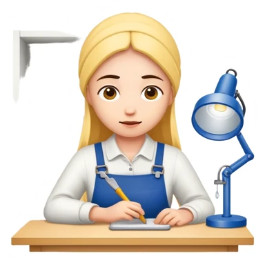 working in ikea sticker