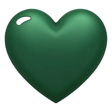 green heart darkish 1 no extra hearts sticker