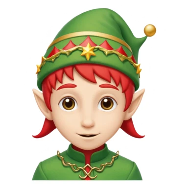 Christmas Elf sticker