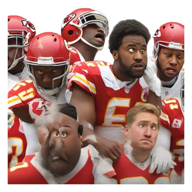 Kansas City Chiefs crying  sticker