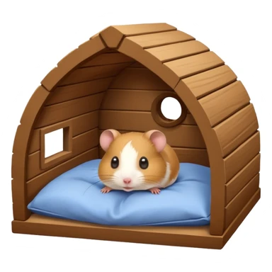 hamster hut sticker