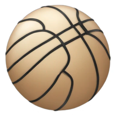 Ballon de basket qui sourit sticker