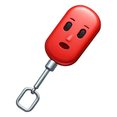 exclamation mark full red no face sticker