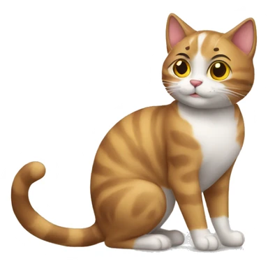 gato fazendo exercicio na academia sticker