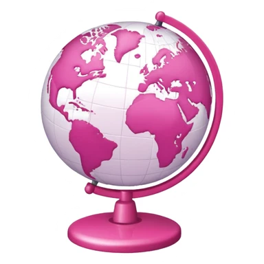 mix light pink dark pink and white girly globe with WWW in big letters under it.
It looks like an internet bar icon. sticker