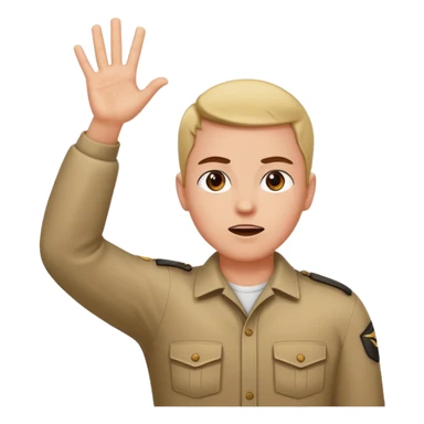 Not guilty hands up sticker