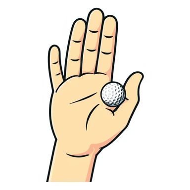 Golf clap sticker