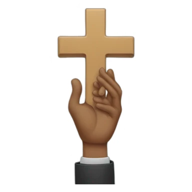 HR-manager hands of the cross sticker