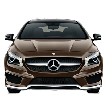 2015 Mercedes cla with brown interior  sticker