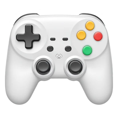 White Gamepad sticker